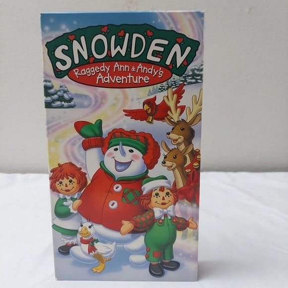 Snowden Raggedy Ann & Andy's Adventure VHS Snowman and Friends Animated Movie - Picture 1 of 6
